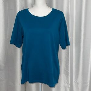 LL Bean Teal Cotton Shirt - Large